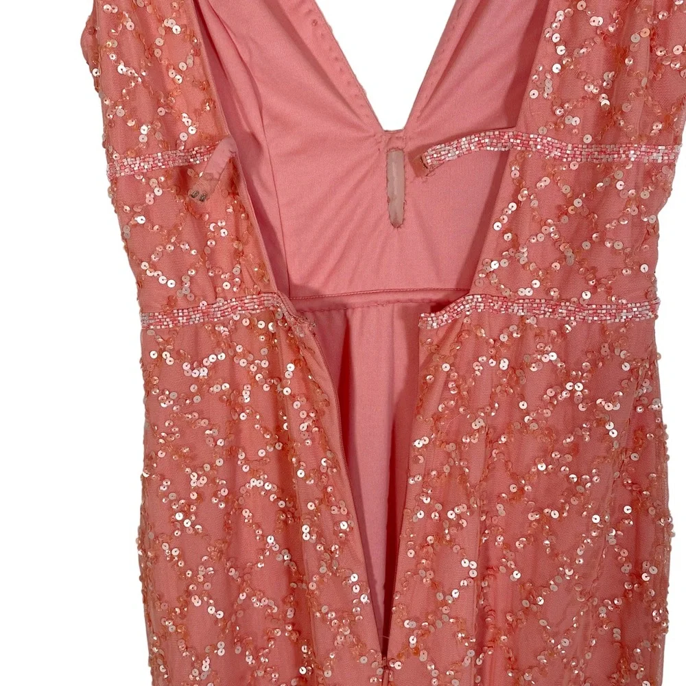 Mac Duggal Coral Sequin Formal Gown - Picture 8 of 11